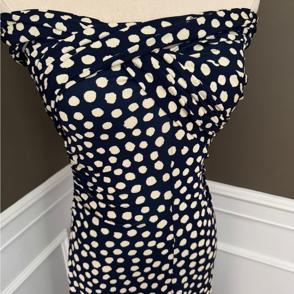 Cara Cara Glen Cove Abstract Dot Navy Dress. XXS. Brand new with tags. - Picture 3 of 6